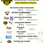 Tournament Schedule 6th Black