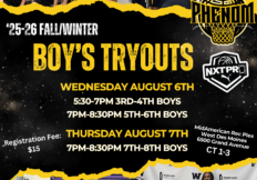 Fall 25 Boys Tryout Flyer